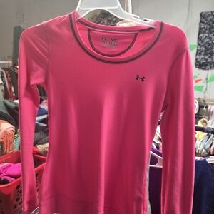 Under Armour Women’s Hot Pink Long Sleeve Performance Tee